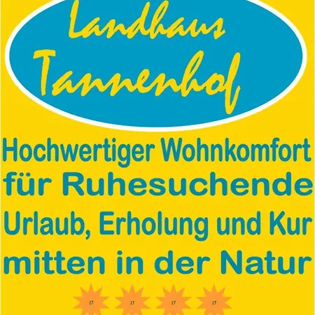 Apartment Tannenhof Bischofsgruen